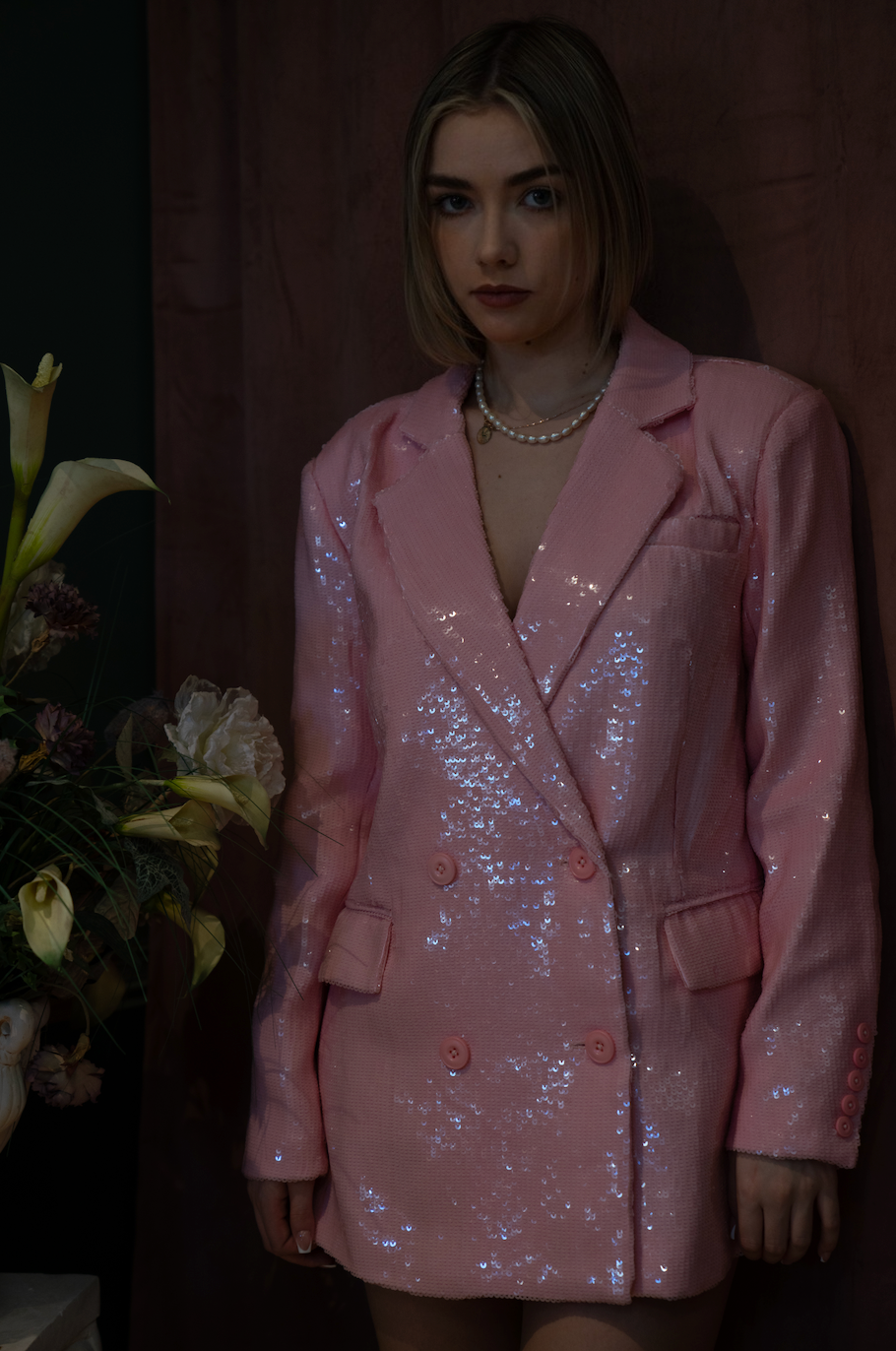 ELYSIA Sequinned Blazer Dress | SuGolden Design ELYSIA Sequinned Blazer Dress | SuGolden Design
